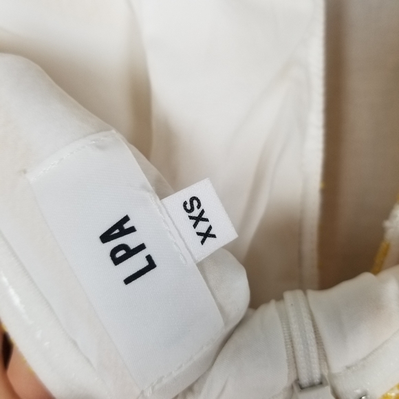 NWOT LPA Dress 691 in Creamsicle Striped Tweed - Picture 8 of 8